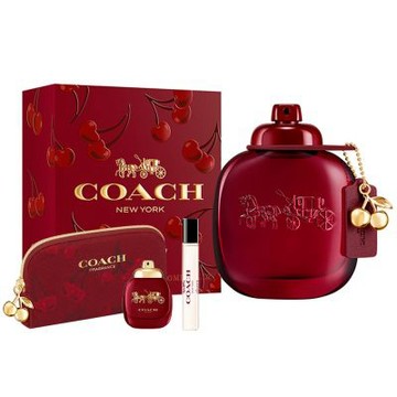【COACH】時尚櫻桃香精100ml(贈隨機香水筆7.5ml+小香乙瓶)