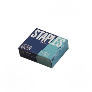 【徠福】23/24 訂書針 10盒/中盒 NO.324