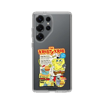 Galaxy S25 Ultra Clear 透明 - 海綿寶寶 SpongeBob - 蟹堡王主廚