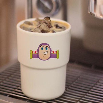 巴斯光年咖啡杯隨手隨行杯可愛學生吸管杯耐高溫塑料防摔水杯男女