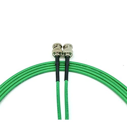 AV-Cables 3G 6G HD SDI Mini RG59 BNCケーブル Belden 1855a (10フィート、グリーン)