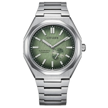 CITIZEN Mechanical Zenshin 輕量鈦 小秒盤 機械錶 男錶 送禮 禮物 推薦 NK5020-58X