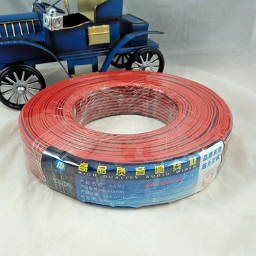 音頻線 音源線 喇叭線 純銅紅黑平行喇叭線、音響喇叭線 分頻器連接線 高音喇叭線