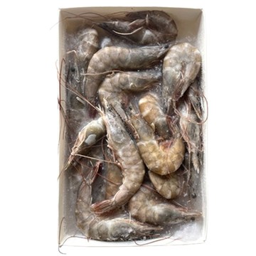 幸美生技 台灣IQF速凍海鮮-台灣冷凍無毒白蝦6盒組(600g/盒)(40-50/kg)