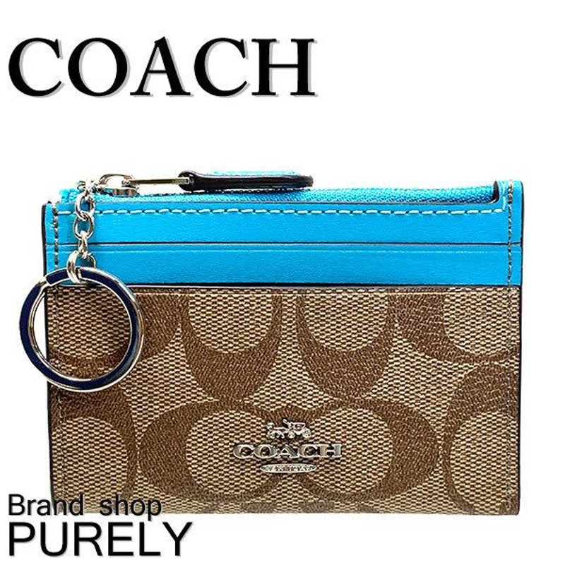 コーチ 財布 レディース COACH コインケース シグネチャー ミニ ID