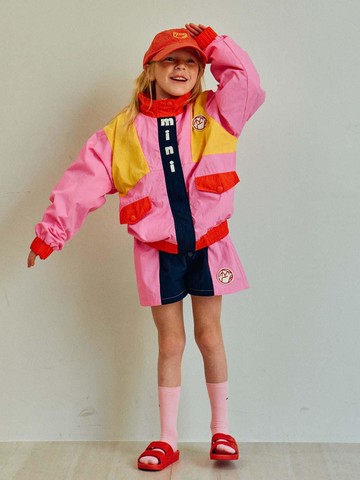 25SS Color Block Track Shorts [Pink]