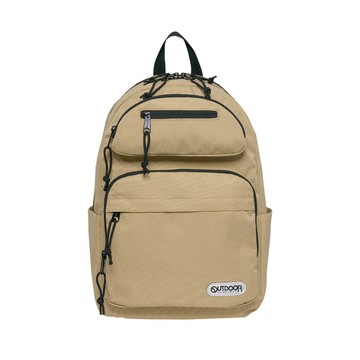【OUTDOOR】慢活宣言-15.6吋電腦後背包-淺褐色 OD243117BE