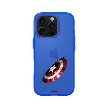 iPhone 16 Pro Clear 激光藍 - 迪士尼-漫威 Marvel - 美國隊長的盾牌