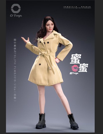 預售 偶TOYS 1/6 小冪 蜜蜜頭雕 服裝吊卡可配包膠女素體兵人偶
