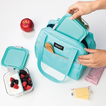 美國【PACKIT】冰酷 5.7L 輕巧冷藏肩背包(薄荷雪克)