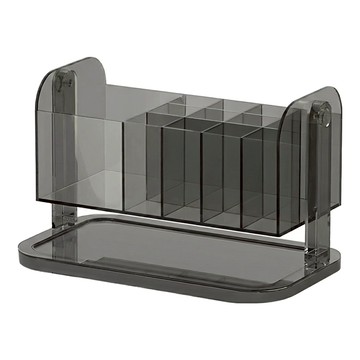 小麥購物 桌上型分格收納盒 L426  透灰色  1個  22.7 x 13.3 x 13.4cm