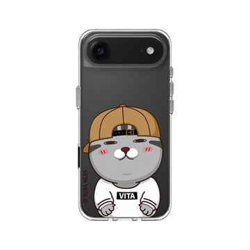 iPhone Air Clear Case（相機按鈕） 透明 - VITA VITA．塔仔是隻貓 - 裝逼款
