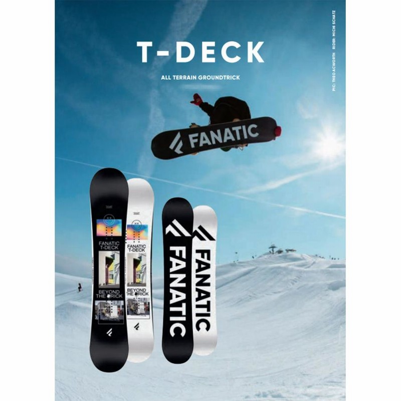 21-22 FANATIC / ファナティック T-DECK メンズ スノーボード グラトリ 板 2022 | LINEブランドカタログ