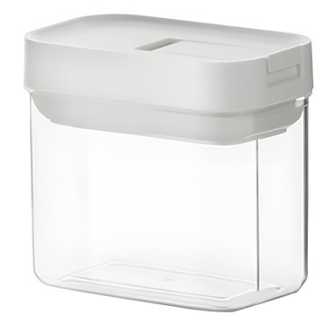 懶角落易扣密封罐 400ml  1罐  白色