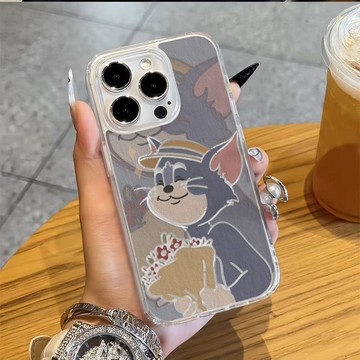 免運+隔日🚚Magsafe磁吸手機殼 鏤空湯姆貓 蘋果17promax 16 15plus 14 13 12 11防摔