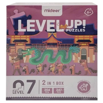 mideer 進階式拼圖  451片  世界風情  1盒