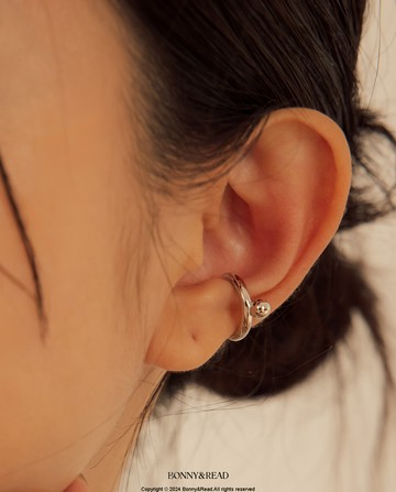 [純銀] 完美句點耳扣 / 單售 / Perfect Ending Ear Cuff