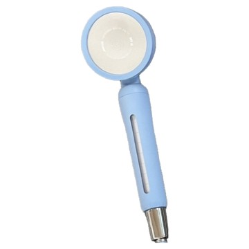 AQUADUO 開花系列 淨水蓮蓬頭 3階段過濾  天藍色  1組