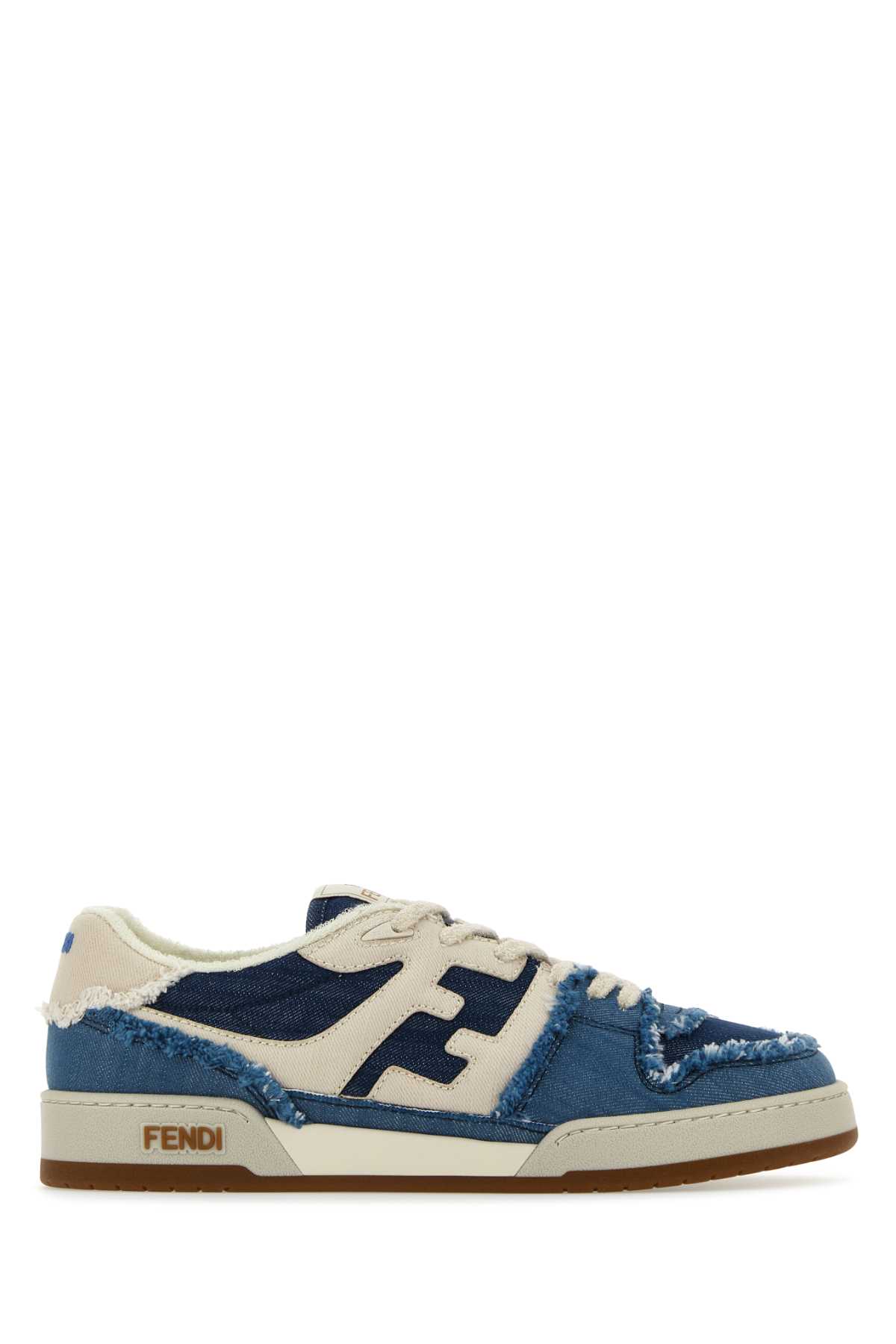 Multicolor Denim Fendi Match Sneakers