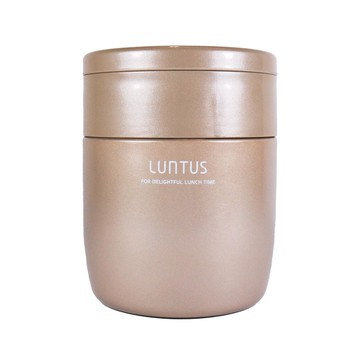 ASVEL圓身不鏽鋼保溫湯罐300ml_香檳