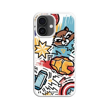 iPhone 16 SolidX 白 - 迪士尼-漫威 Marvel - 漫威英雄-復仇者聯盟-卡通風格