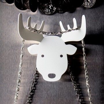 QUALY  麋鹿/花鹿/水牛 - 掛架鑰匙圈