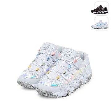 【FILA】中性 BARRICADE XT97 HOLOGRAM 籃球鞋-白 4-B509Z-007