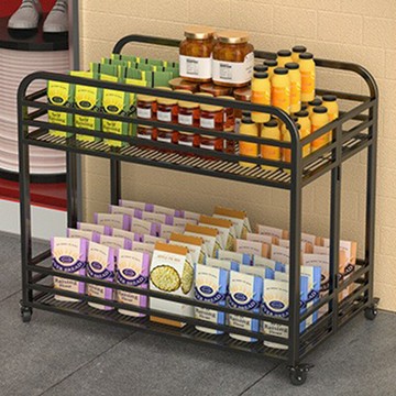 方管移動小推車促銷花車展示加固貨架折疊擺攤車便攜式地攤小推車 雙11全館免運