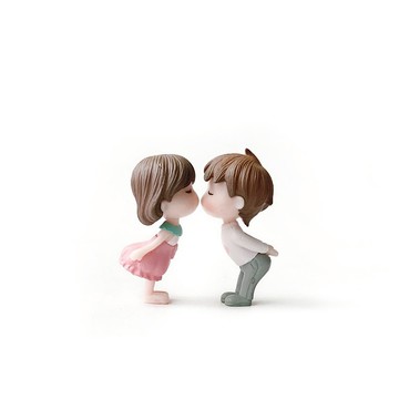 盆栽裝飾 相親相愛小情侶系列 兩件組 微景觀擺飾