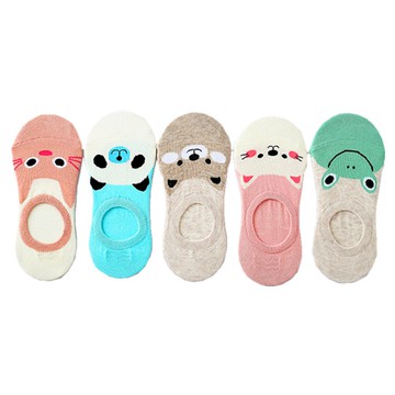 大唐襪業 D161女士船襪純棉襪子女低幫隱形襪超短襪防滑矽膠女生淺口薄款