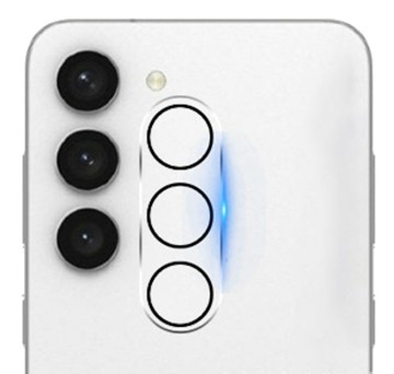 S24 系列貼 SAMSUNG Galaxy S24 鋼化玻璃一體化鏡頭保護貼-鏡頭黑框(好貼板)