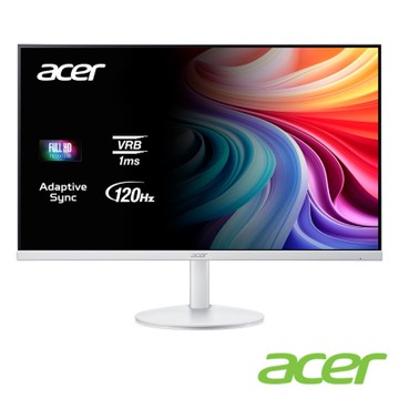 Acer 宏碁 SA243Y P1w 24型IPS 144Hz 電腦螢幕(白色)