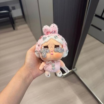 ✨臺灣出貨✨哭娃改造diy鑽石玩偶水鑽DIY哭娃貼鑽材料包9K爆閃鑽手工製作