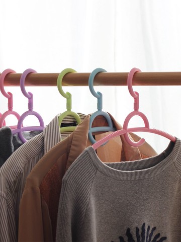 家用臥室陽臺室內肩無痕防滑衣服撐子衣架子涼晾曬掛衣架衣服掛鉤