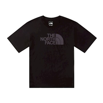 The North Face 北臉 短袖上衣 男 女 中性 U BOXY FLK LOGO SS TEE GRAPHIC 黑 NF0A8D7XJK3