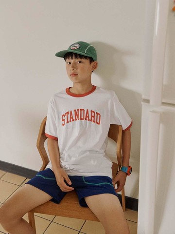 Comfortable Standard Fit Pants [Blue]