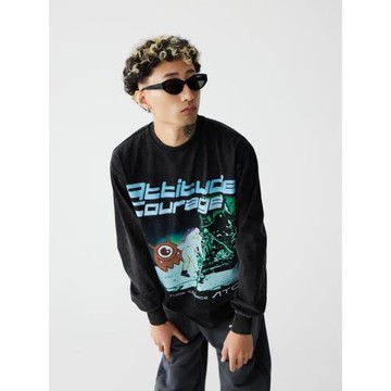 ATCG小怪獸惡搞new休閑長袖T恤