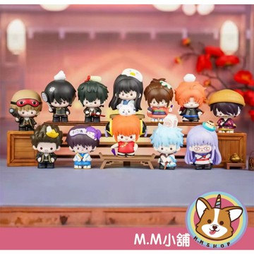 【M.M小舖】『補貨中』盒玩 銀魂萬事屋擺件盲盒 阿銀 神樂 新八 土方 模型 公仔 盲盒 盒抽 一中盒12入