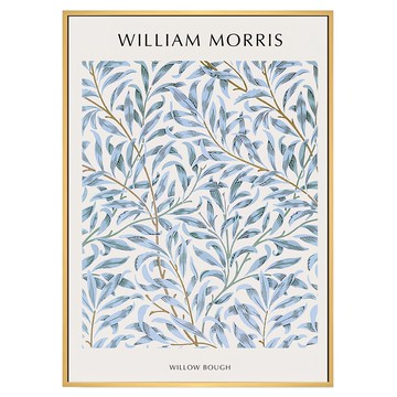 Boluo 菠蘿選畫所 William Morris 柳枝 掛畫 Willow Bough  40 x 30cm  木色