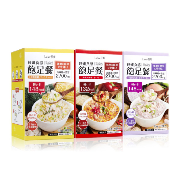 【菈楽】輕孅食感飽足餐（6袋/盒）