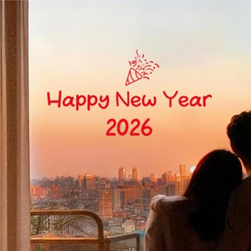 新款過年窗花福字門貼靜電玻璃貼2026新年裝飾品馬年春節氛圍貼紙