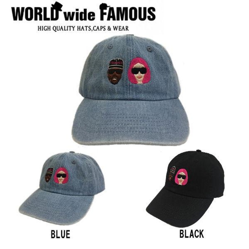 ワールドワイドフェイマス WORLD WIDE FAMOUS 2019春夏 KIMYE風CAP1