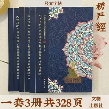 台灣出貨🔥大佛頂首楞嚴經抄寫本 手抄經本 繁體成人臨摹字帖 原文注音版全豎版 修心修煉 淨化心靈 洗滌孽障 靜心書法 習