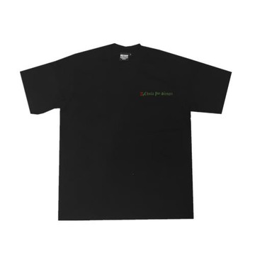 bboy寬松西海岸街頭old school重磅hiphop簡約重磅加厚小領口短袖