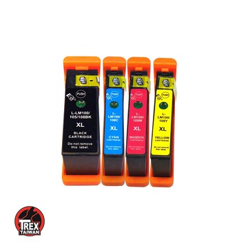 【T-REX霸王龍】LEXMARK 100/108 系列組合 相容 副廠墨水匣 組合包