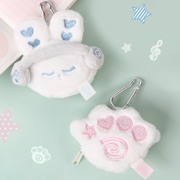 出走旗艦店🍒Happy Band系列《絨絨晴天兔耳機包》
