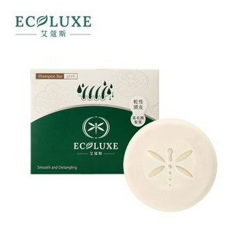 艾蔻斯ECOLUXE 洗髮餅100g/盒-牡丹白玫瑰