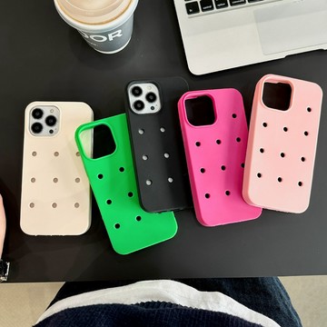 洞洞殼 升級材質 超軟 DIY扣飾 iPhone17 16 15 13 12 pro max手機殼11 裝扮硅膠軟保護殼