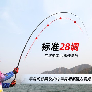 老鬼釣魚竿超輕超硬超細手桿魚桿套裝全套短節手竿溪流竿釣竿釣魚