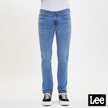Lee 男款 709 低腰合身小直筒牛仔褲 淺藍洗水